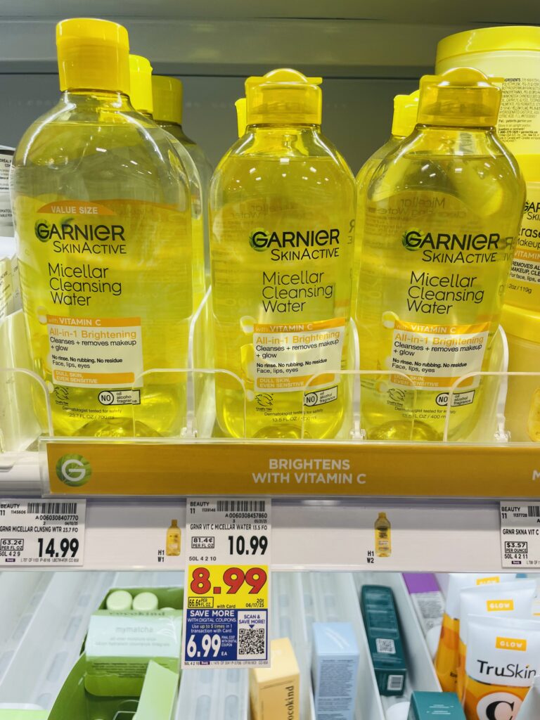 Garnier Micellar Water Kroger Shelf Image