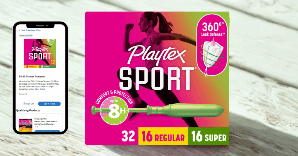Playtex Sport Tampons Kroger Digital Image