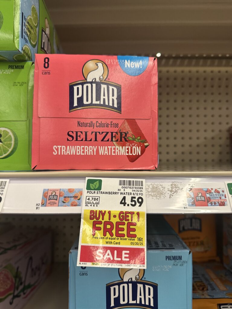 Polar Seltzer Water Kroger Shelf Image 