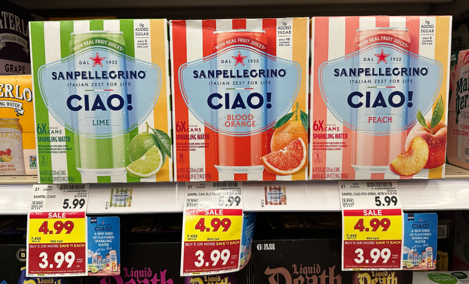 SanPellegrino Ciao! Kroger Shelf Image