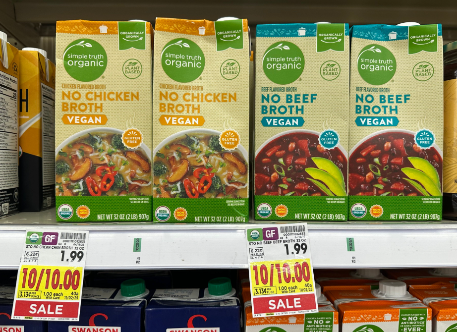 Simple Truth Organic Vegan Broth Kroger Krazy