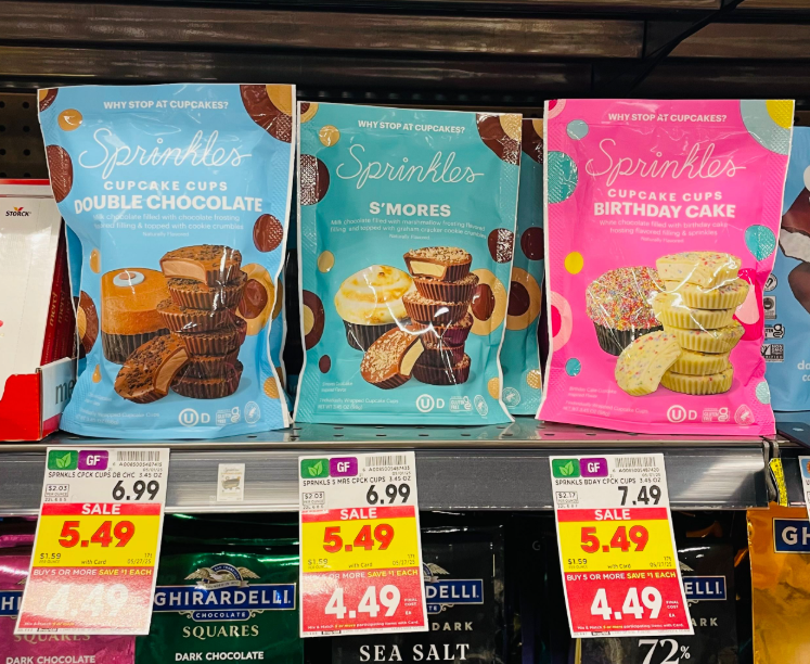 Sprinkles Cupcake Cups Kroger Shelf Image