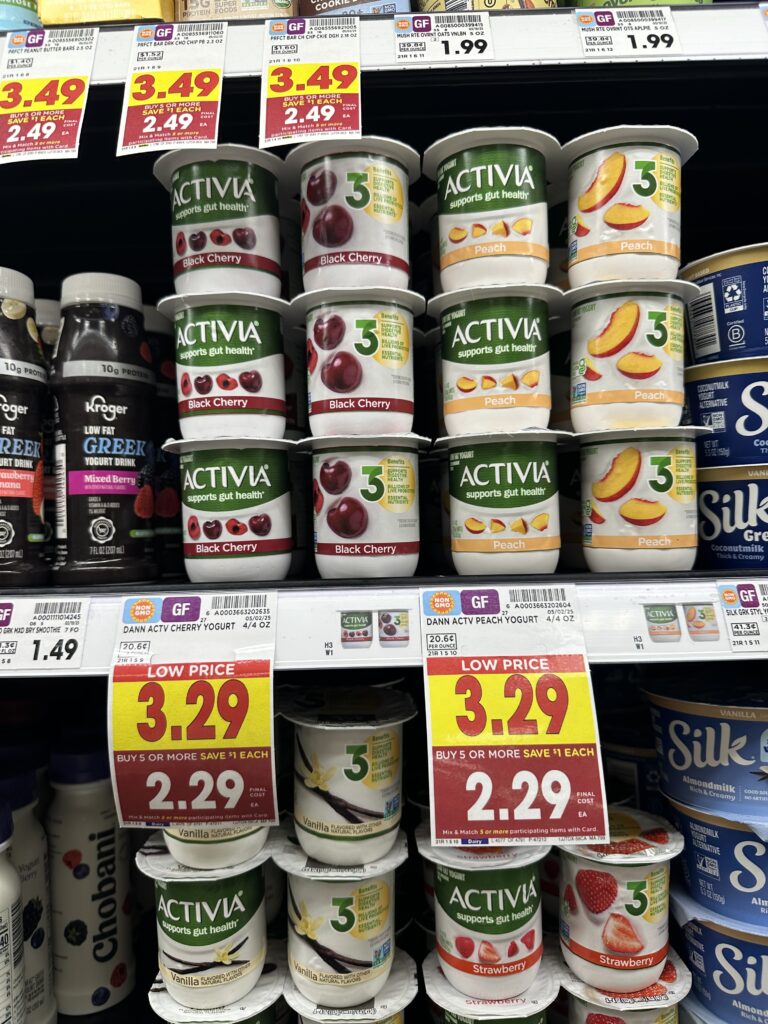 activia yogurt kroger shelf image (1)
