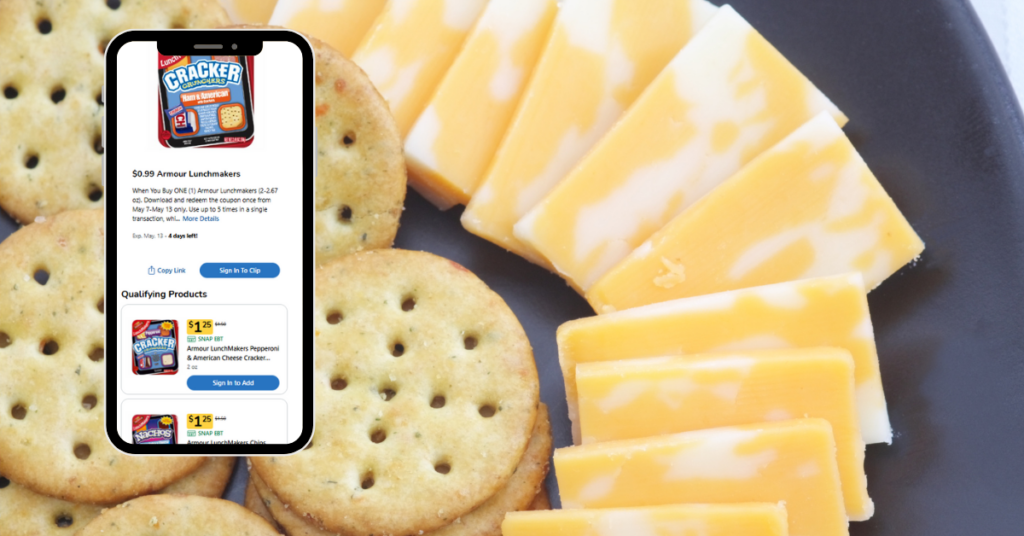 armour LunchMakers Kroger Digital Coupon