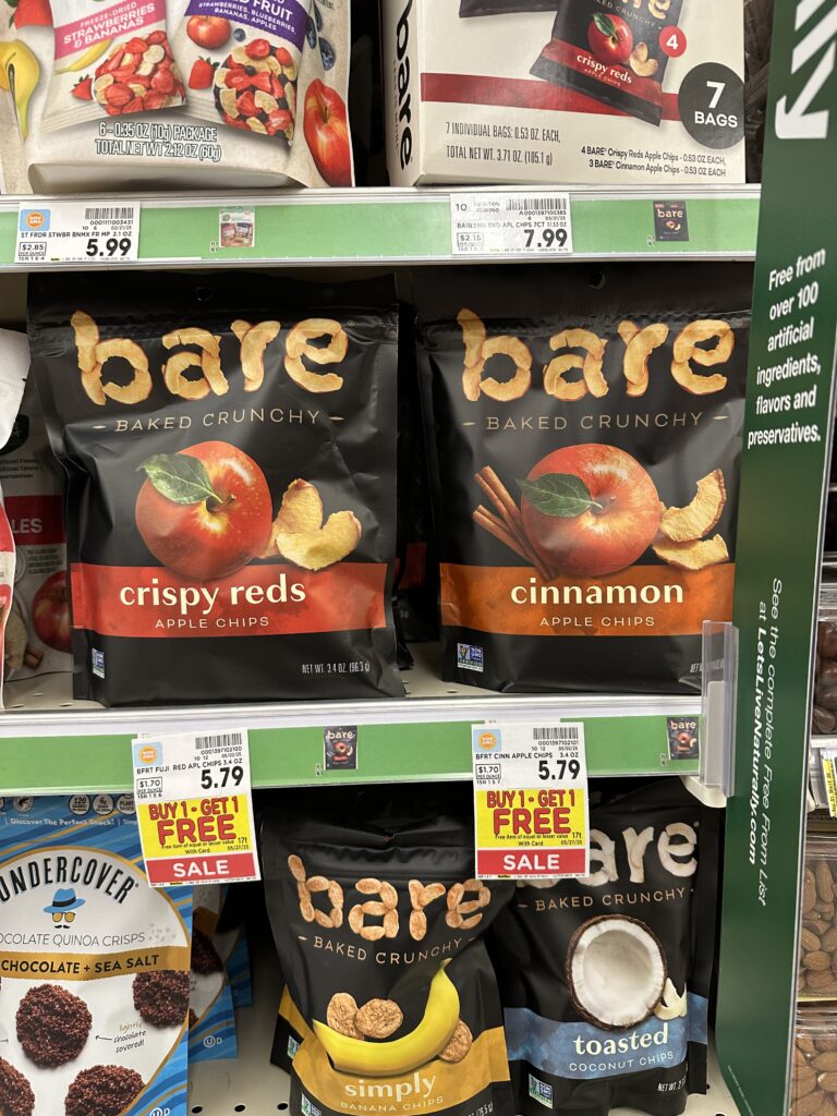 bare fruit chips kroger shelf image (1)