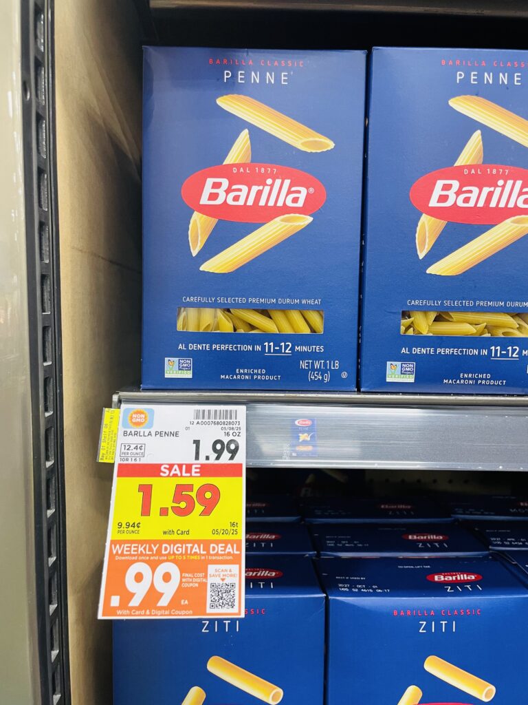 barilla pasta kroger shelf image (1)