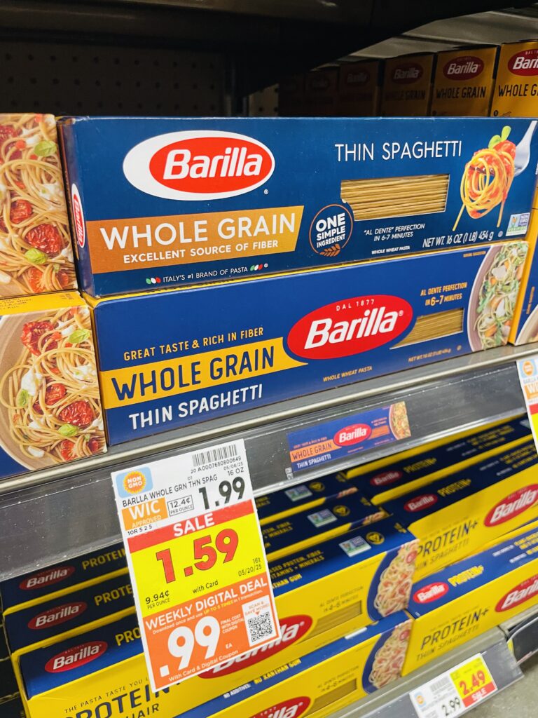 barilla pasta kroger shelf image (1)