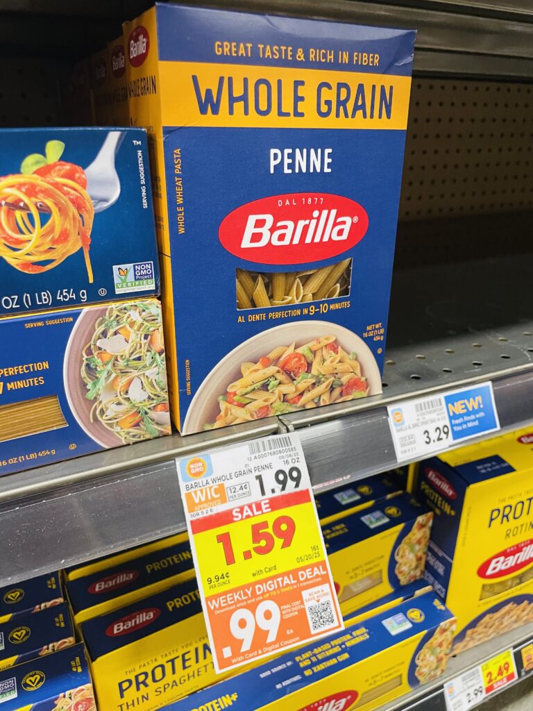 barilla pasta kroger shelf image (1)