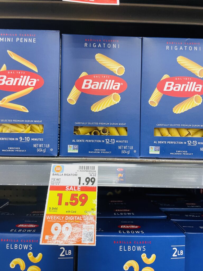 barilla pasta kroger shelf image (1)