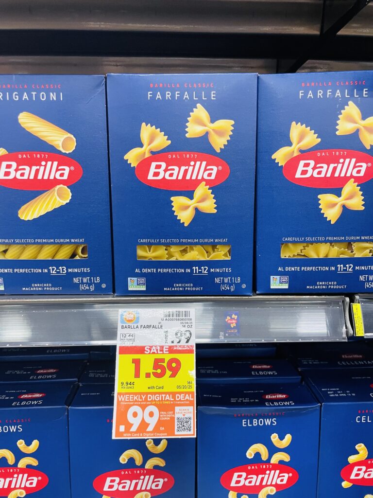 barilla pasta kroger shelf image (1)