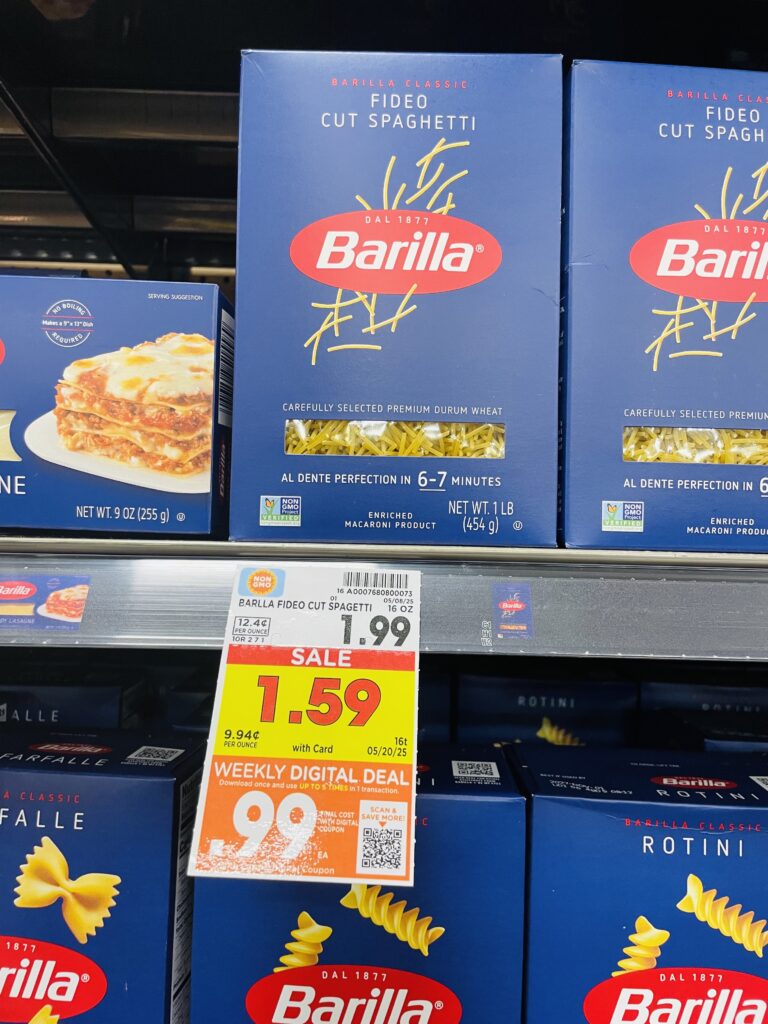 barilla pasta kroger shelf image (1)