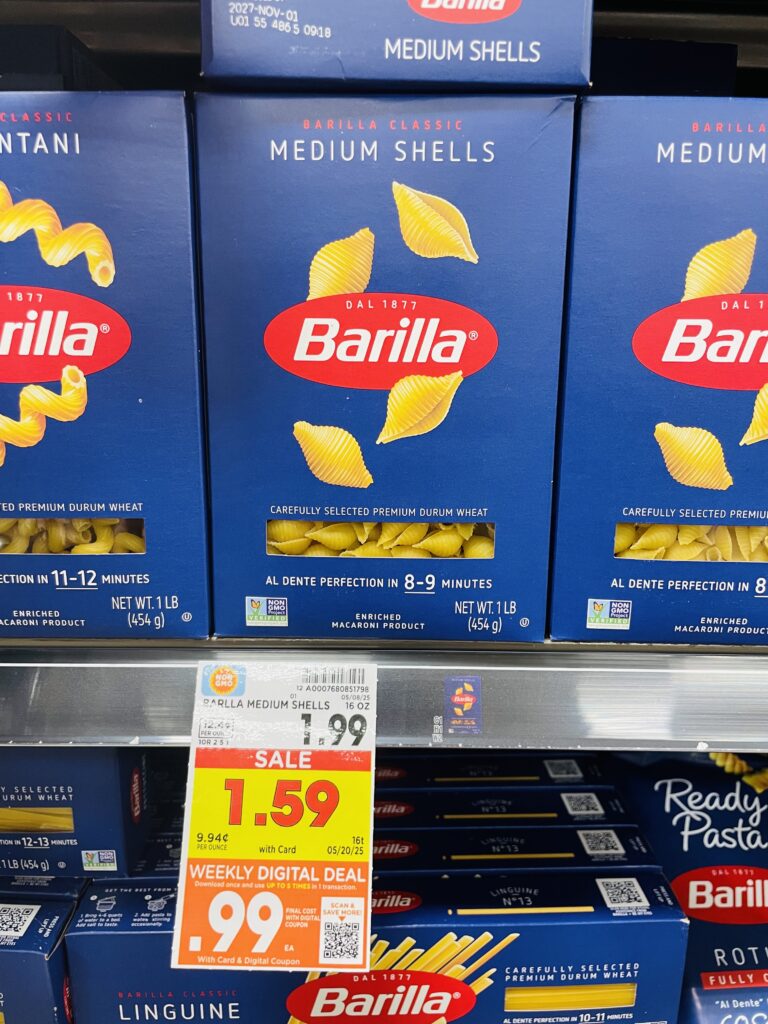 barilla pasta kroger shelf image (1)