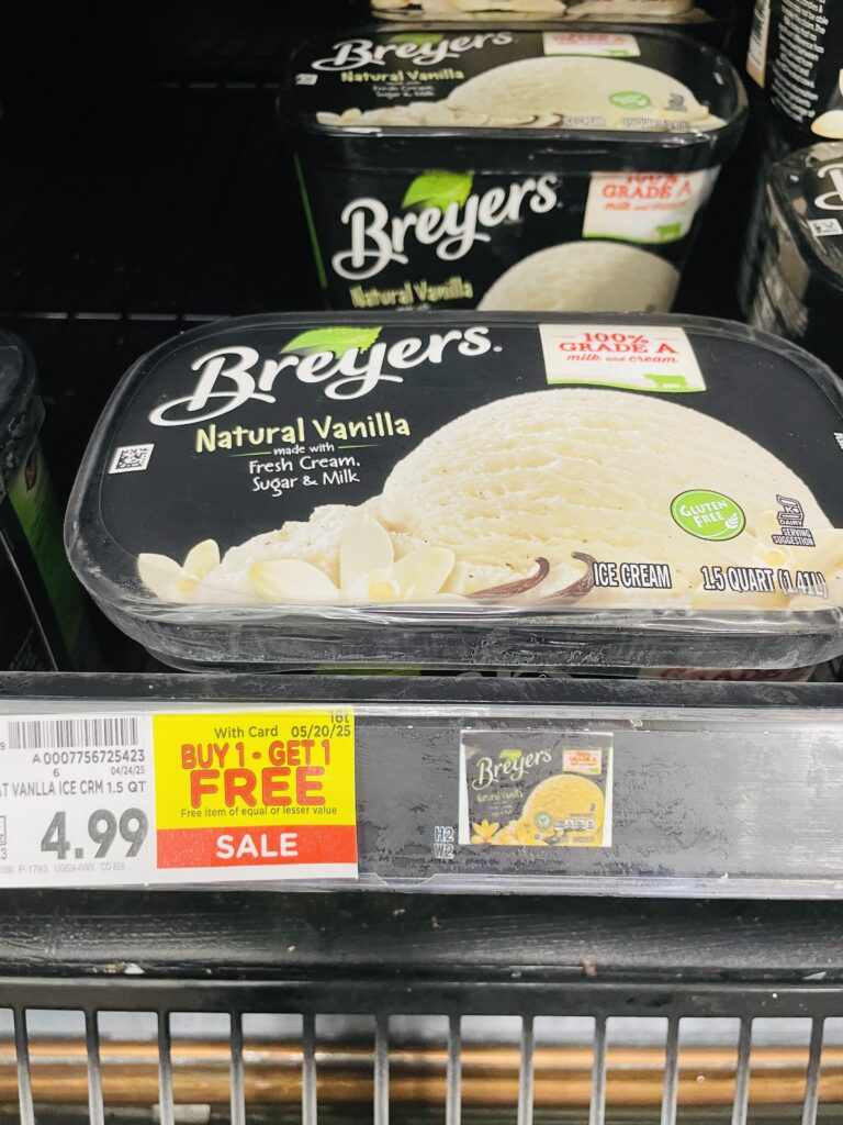 breyers ice cream kroger shelf image (1)