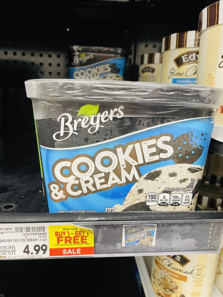 breyers ice cream kroger shelf image (1)