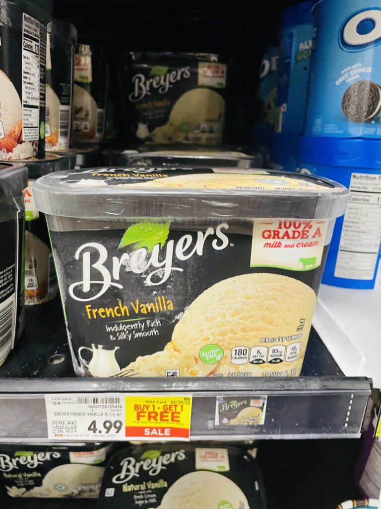 breyers ice cream kroger shelf image (1)