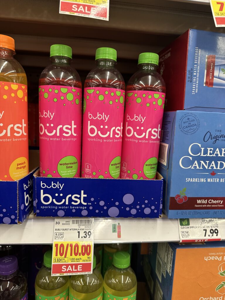 bubly burst kroger shelf image (4)