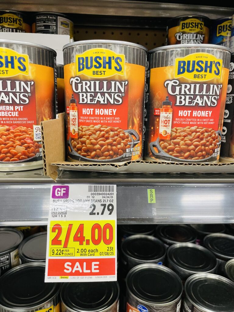 bush's best beans kroger shelf image (1)