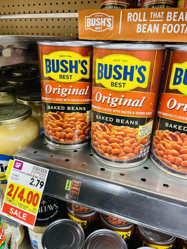 bush's best beans kroger shelf image (1)