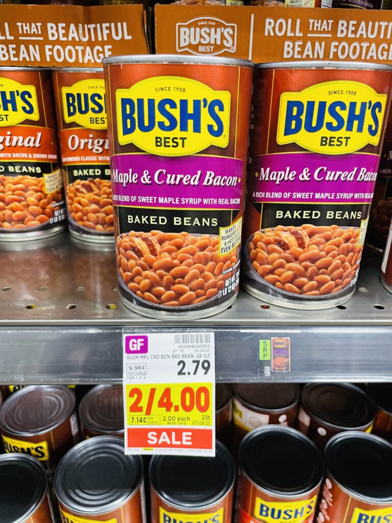 bush's best beans kroger shelf image (1)