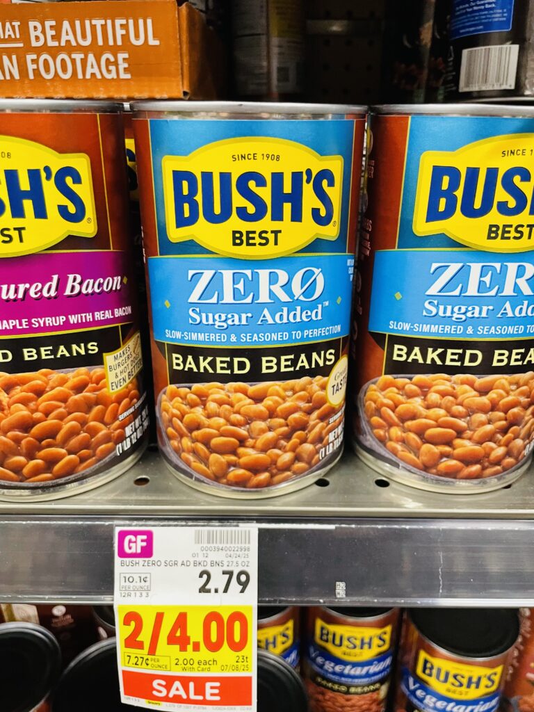 bush's best beans kroger shelf image (1)