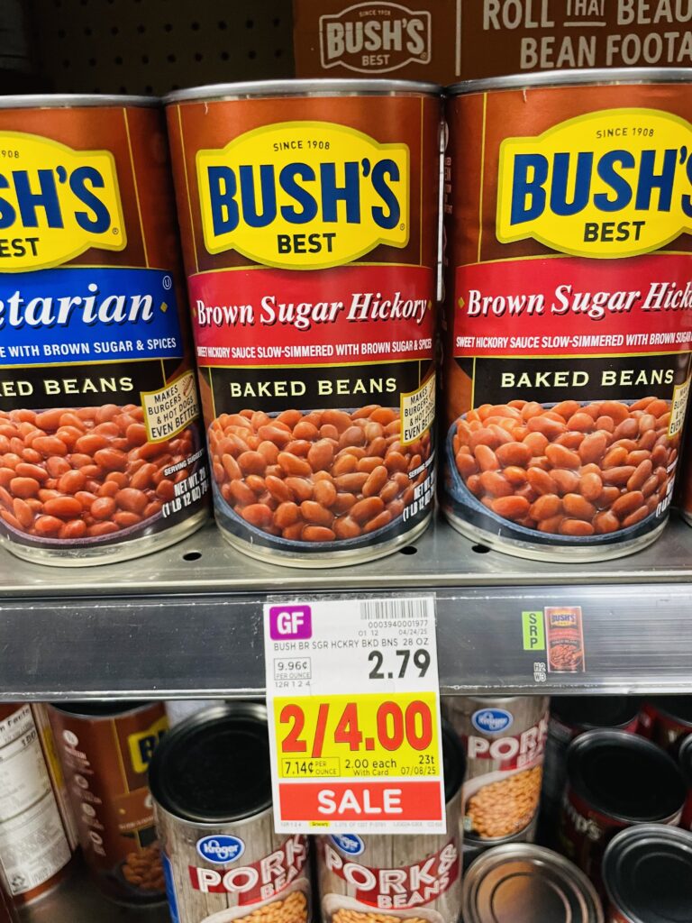 bush's best beans kroger shelf image (1)