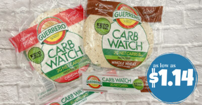 guerrero carb watch tortilla wraps kroger krazy