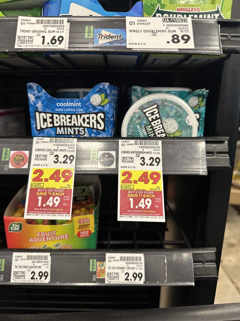 ice breaker kroger shelf image