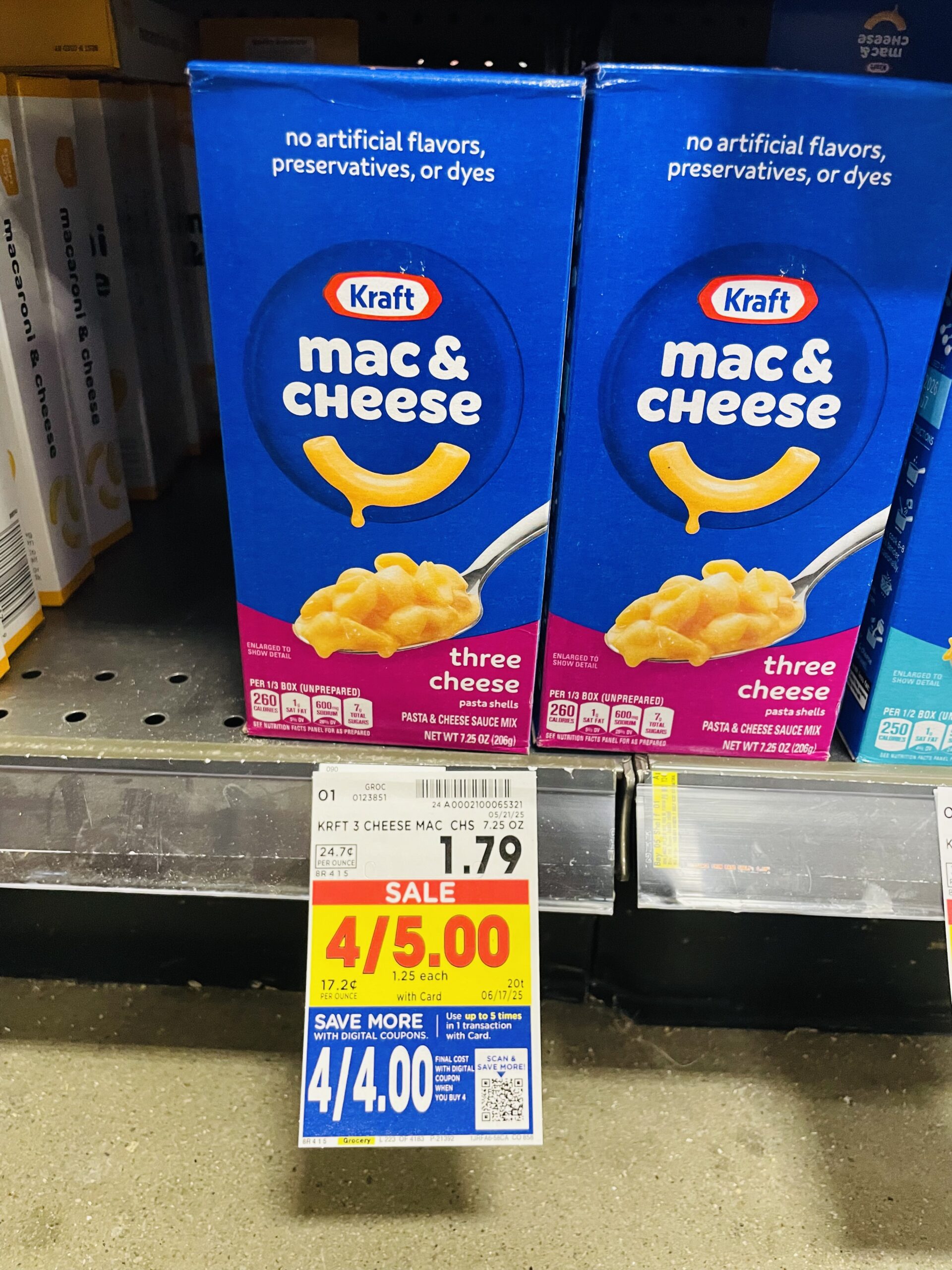 kraft mac kroger shelf image (6)