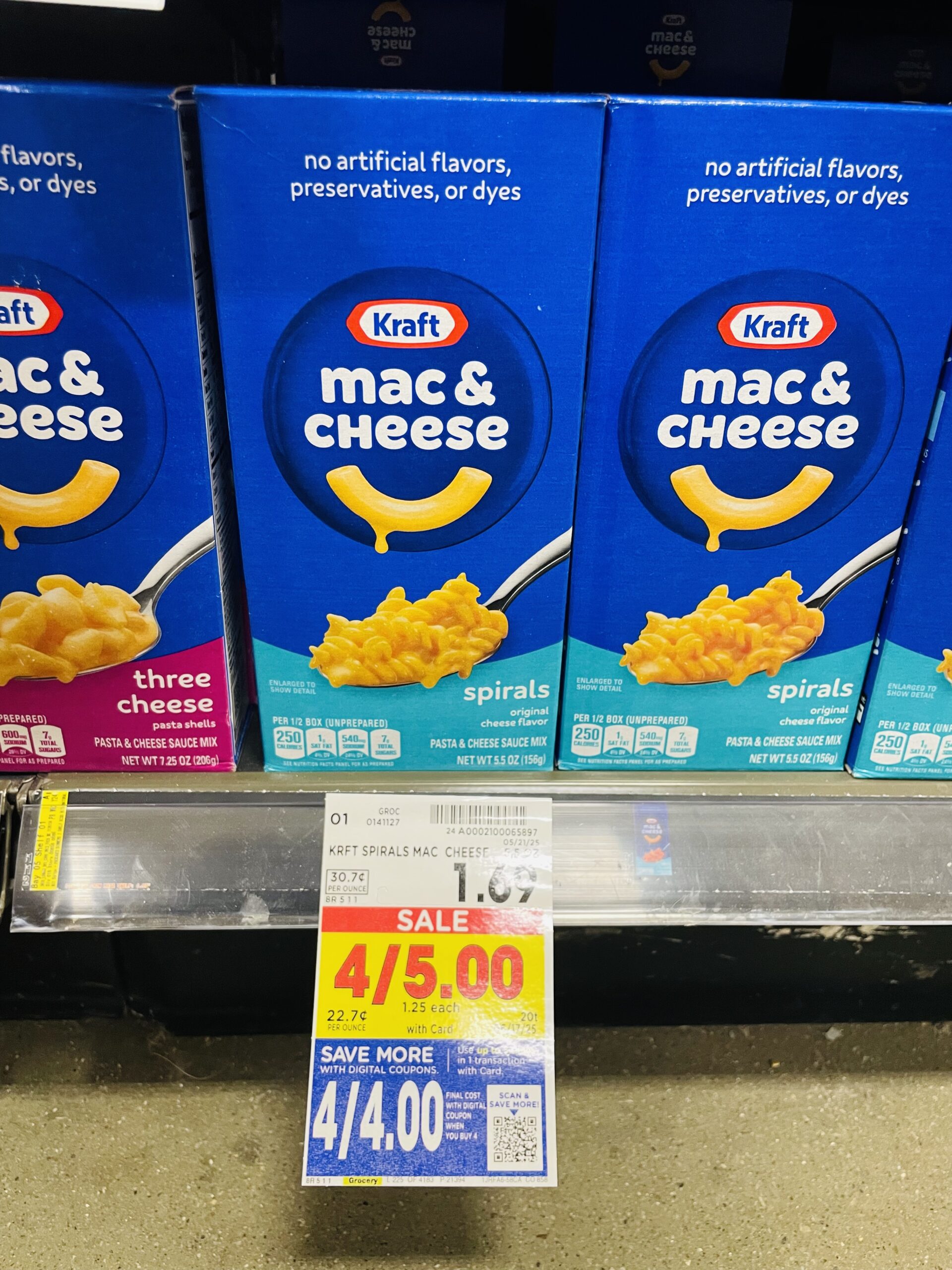 kraft mac kroger shelf image (6)