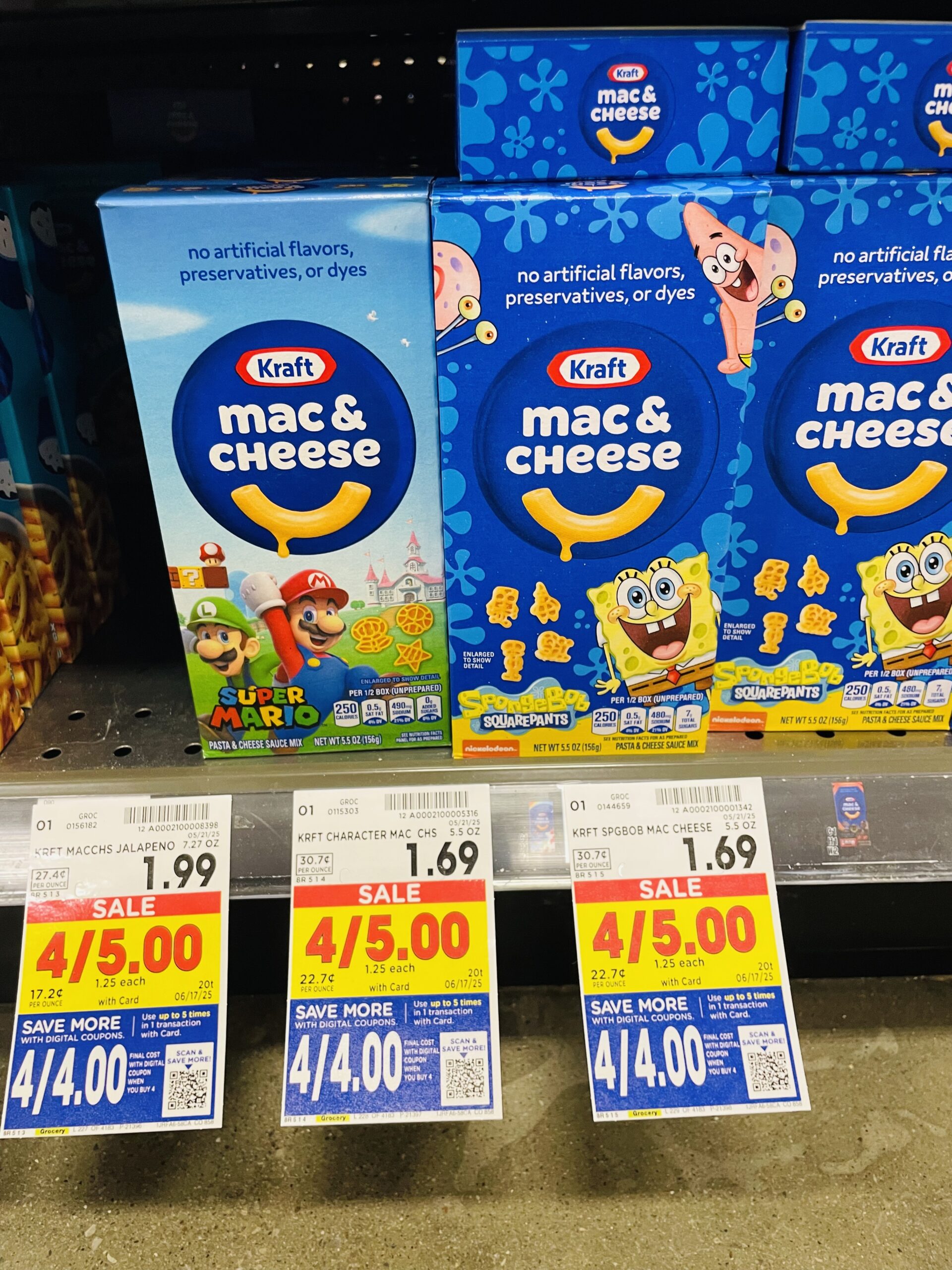 kraft mac kroger shelf image (6)
