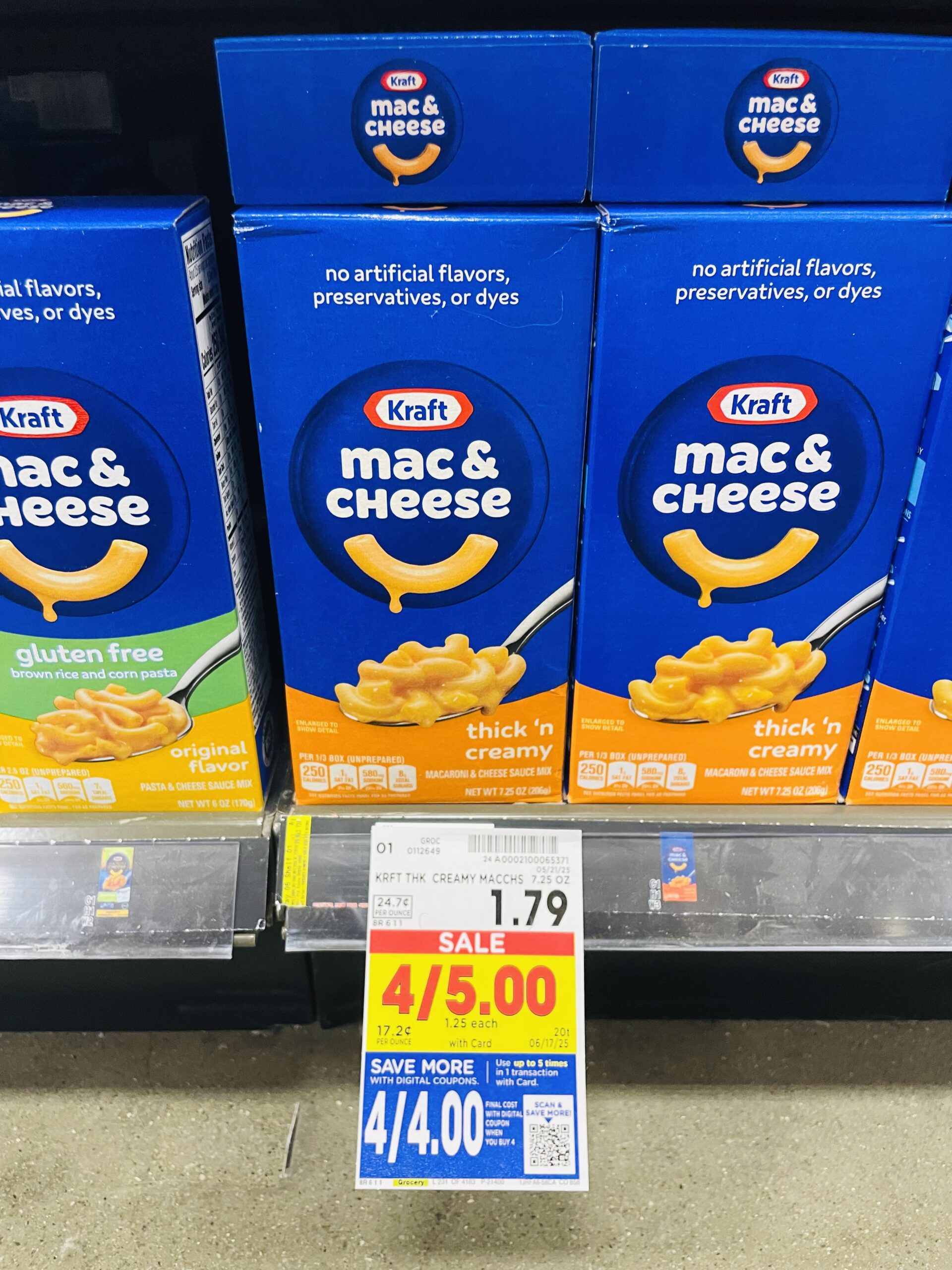 kraft mac kroger shelf image (6)