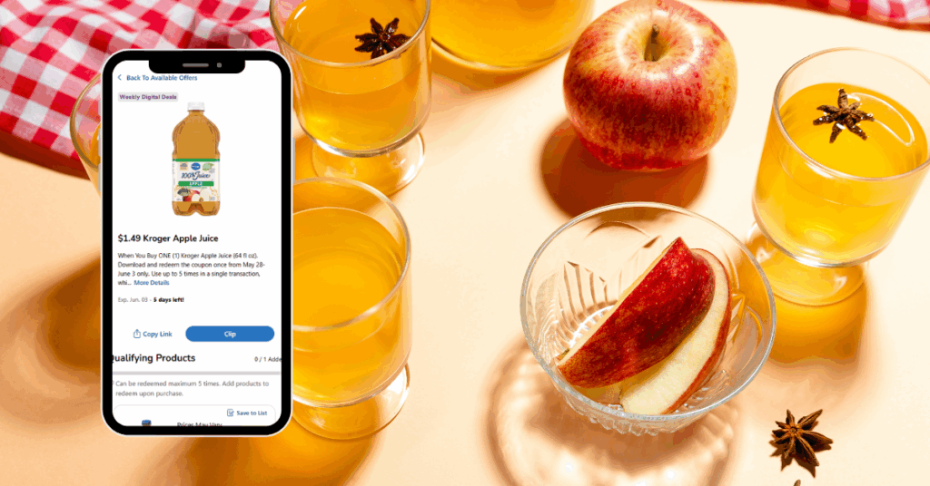 kroger apple juice digital