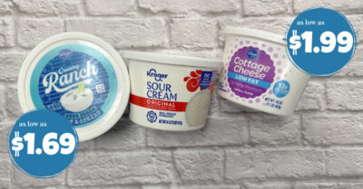 kroger sour cream, cottage cheese and dip kroger krazy