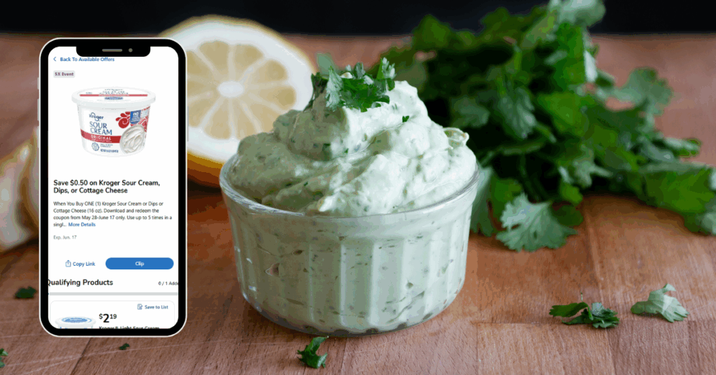 kroger sour cream, dips and cottage cheese digital