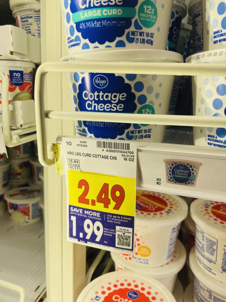 kroger sour cream, dips and cottage cheese shelf image (1)
