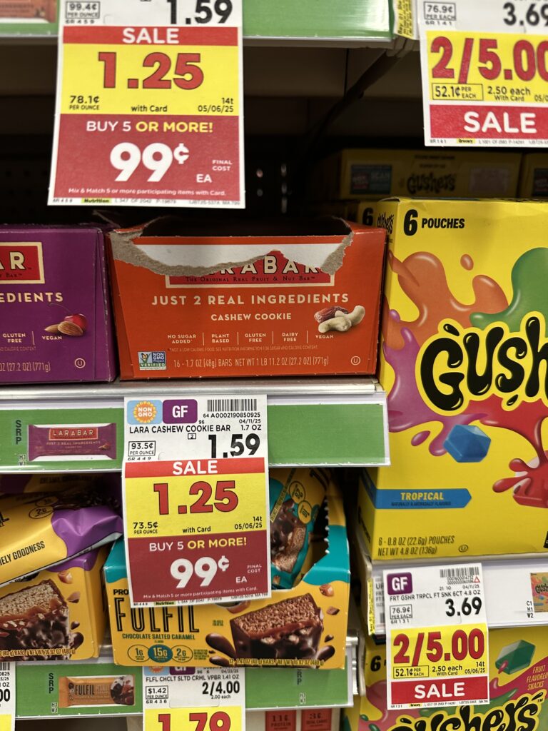 lara bars kroger shelf image (1)
