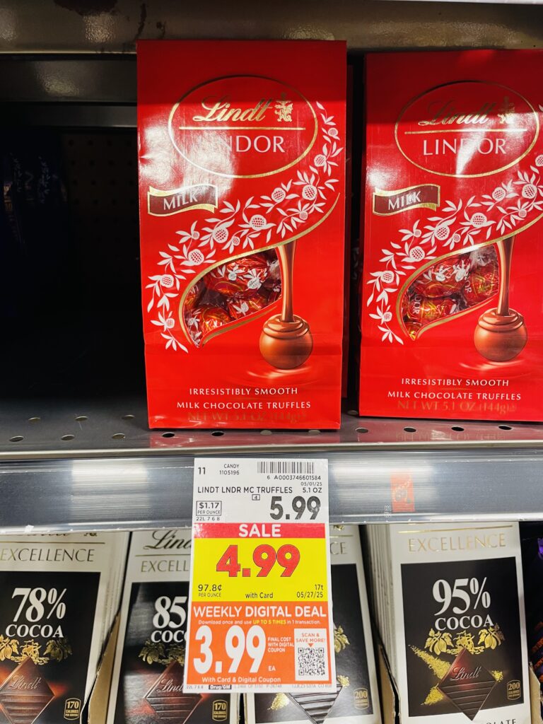 lindt lindor truffles kroger shelf image (5)