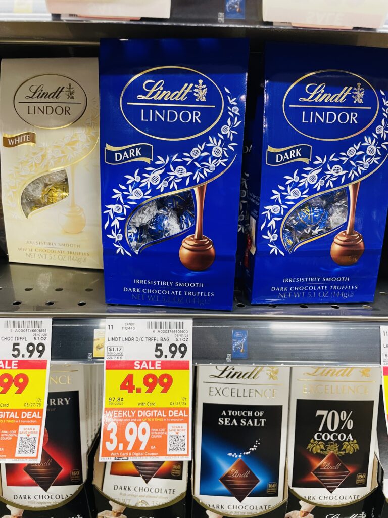 lindt lindor truffles kroger shelf image (5)