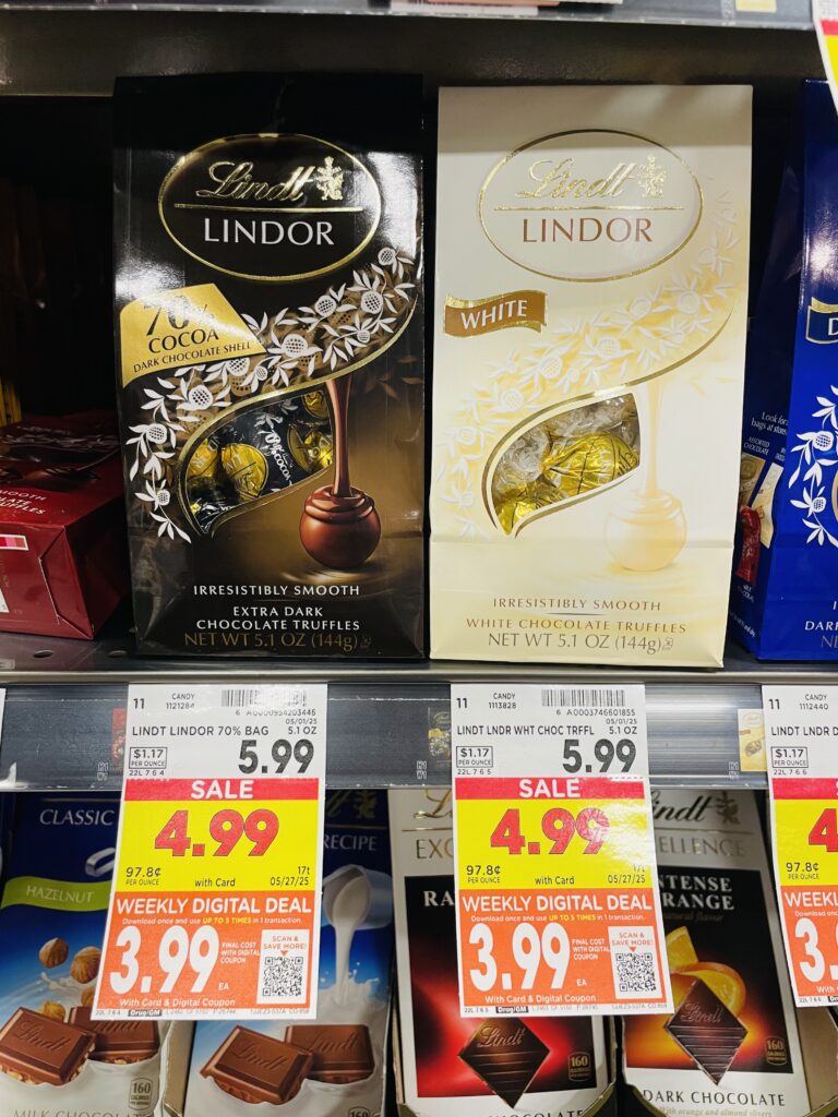 lindt lindor truffles kroger shelf image (5)