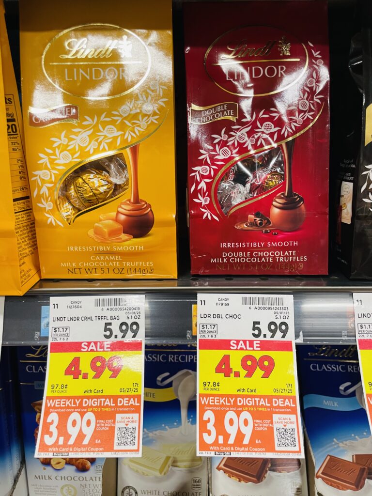lindt lindor truffles kroger shelf image (5)