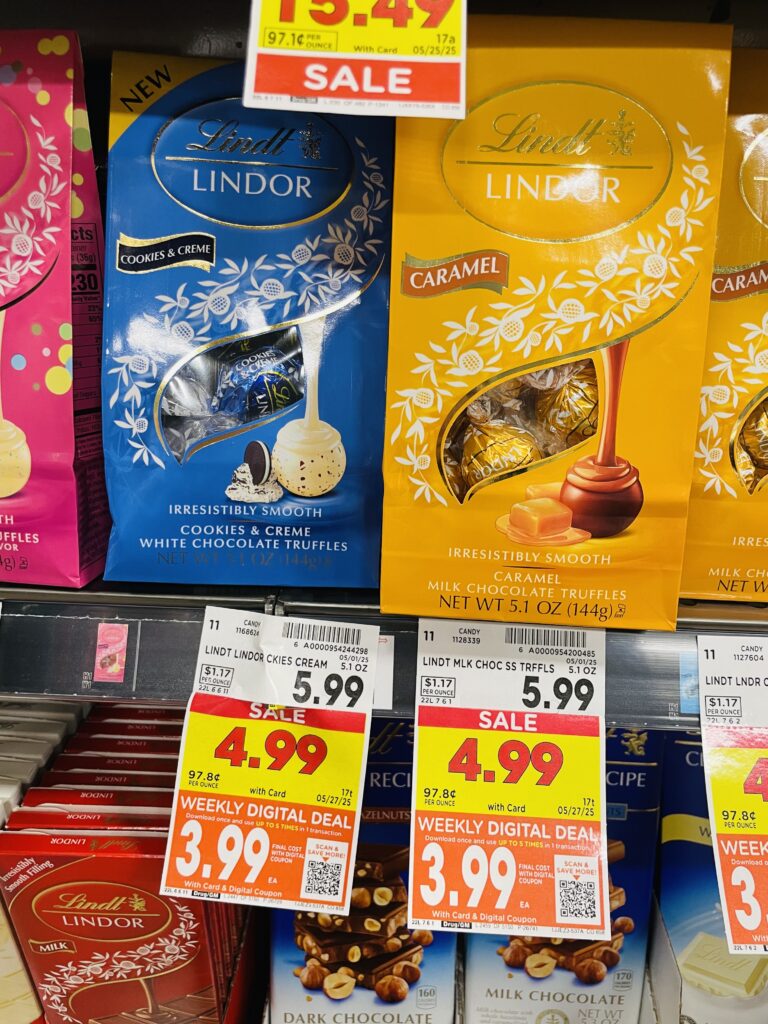 lindt lindor truffles kroger shelf image (5)