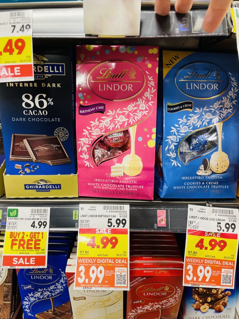 lindt lindor truffles kroger shelf image (5)
