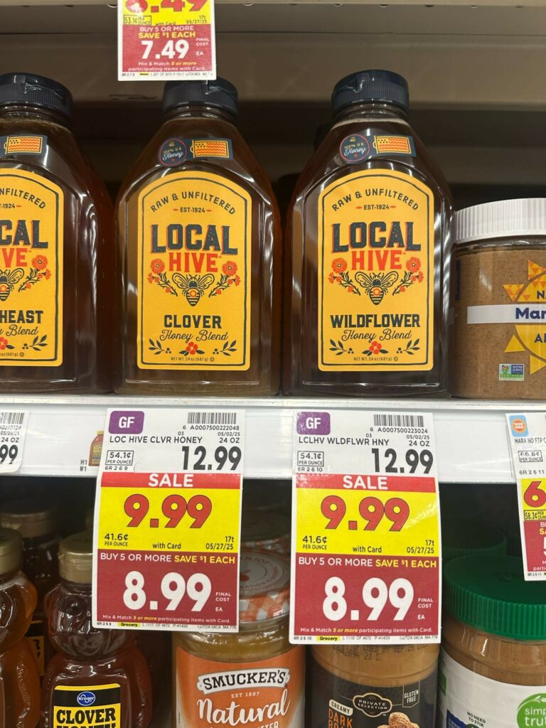 local hive honey kroger shelf image