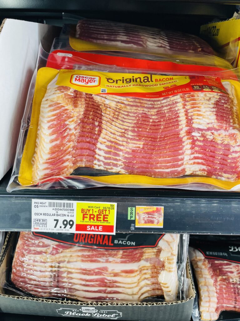 oscar mayer bacon kroger shelf image (1)