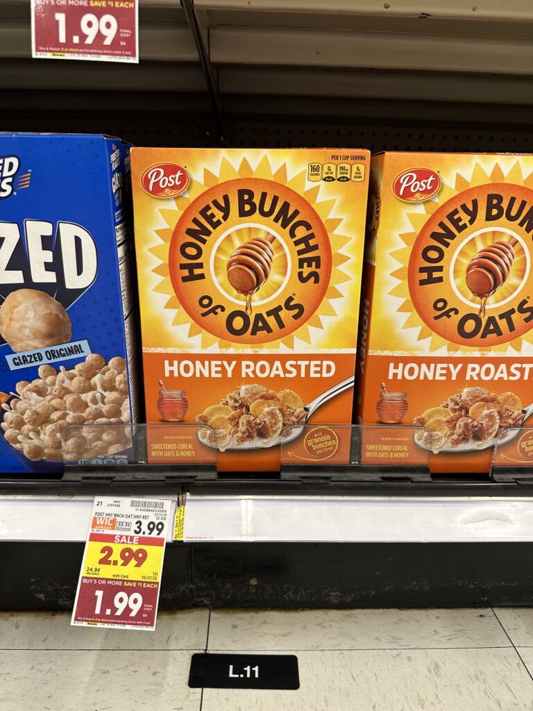 post cereal kroger shelf image (1)