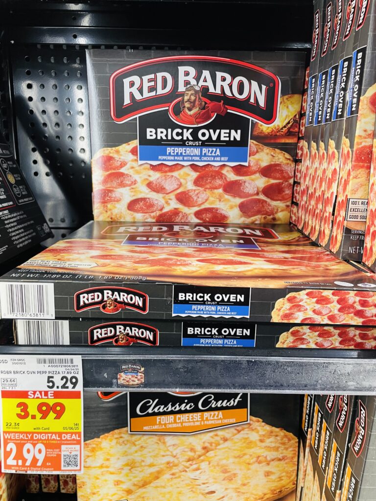 red baron pizza kroger shelf image (1)