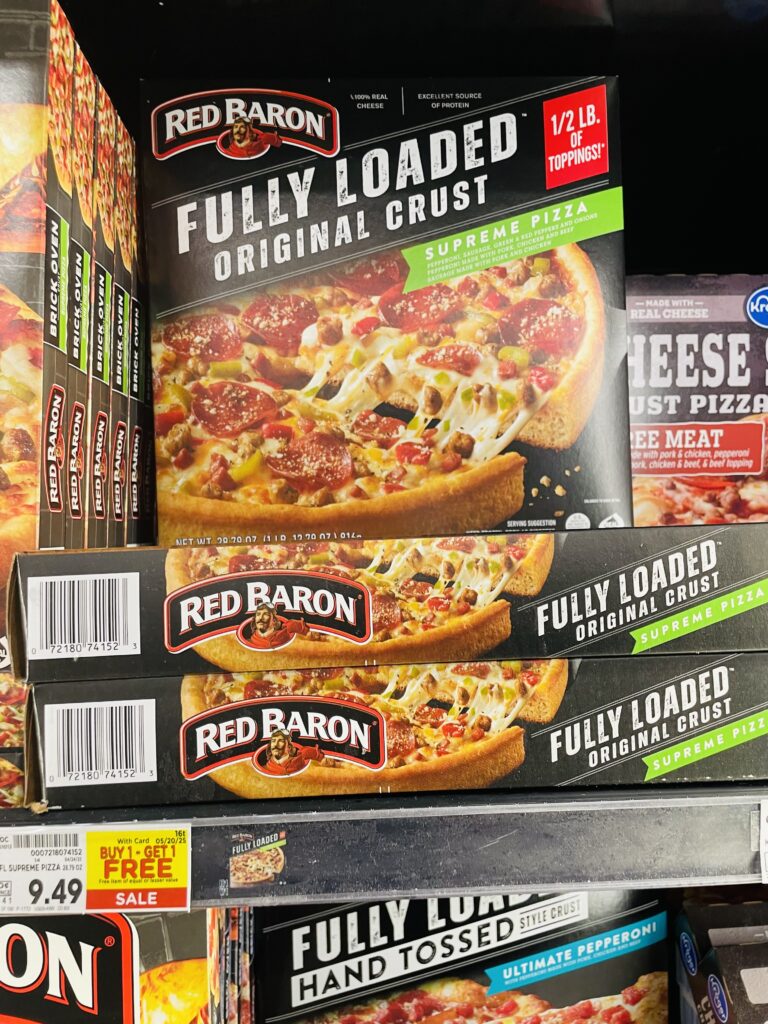 red baron pizza kroger shelf image (1)