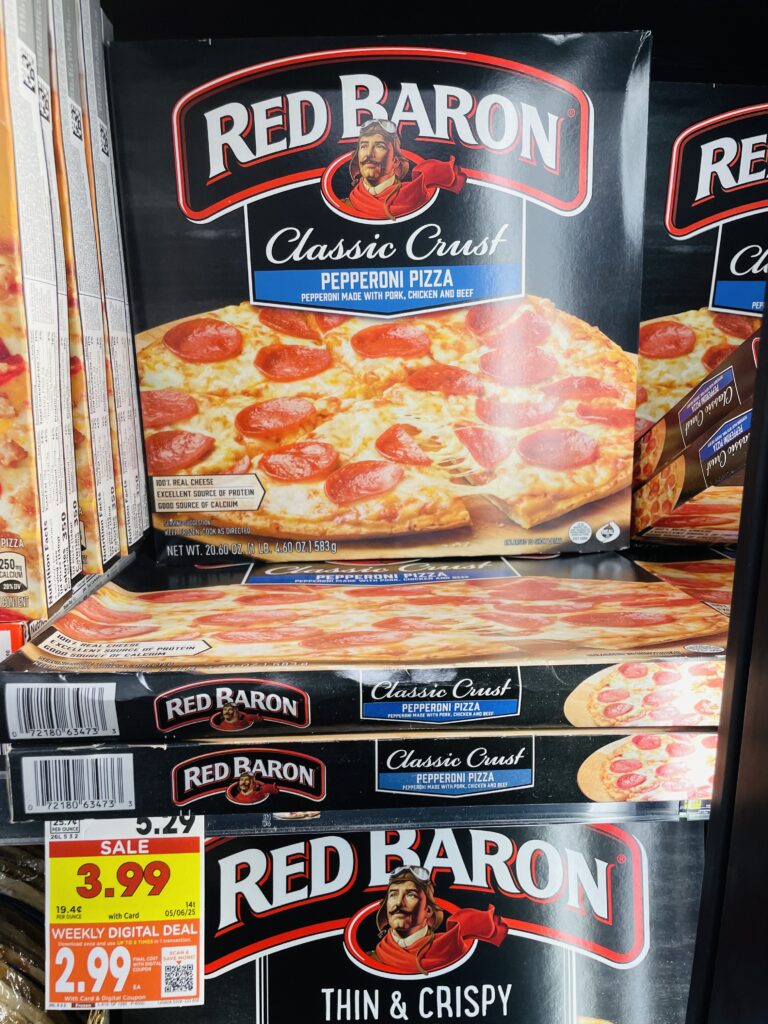 red baron pizza kroger shelf image (1)