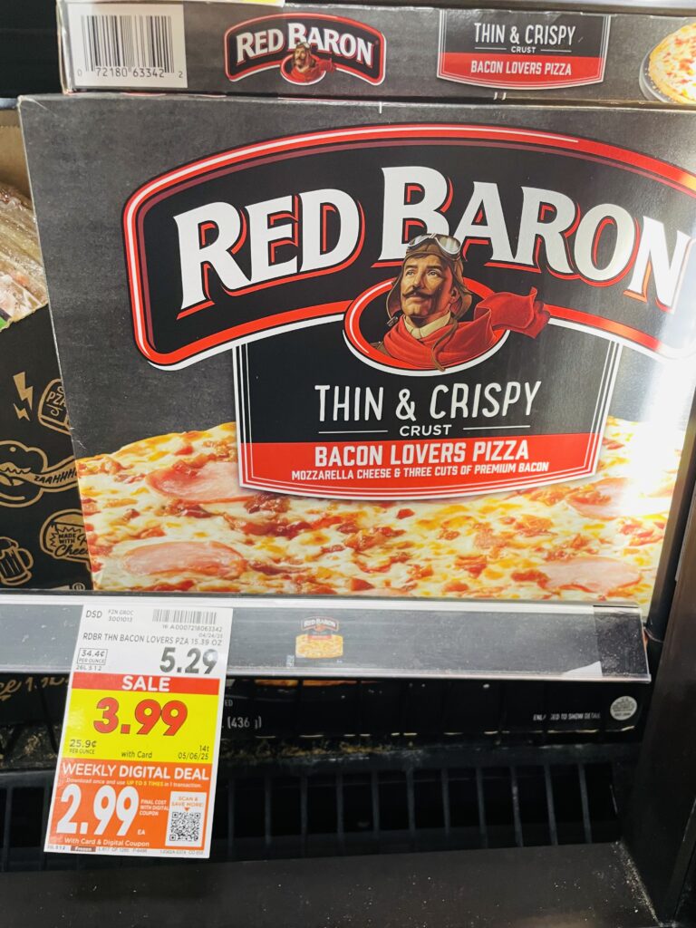 red baron pizza kroger shelf image (1)