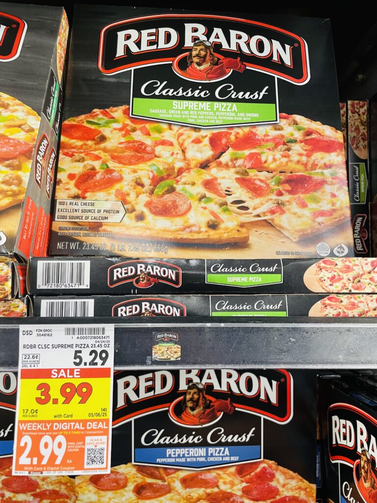 red baron pizza kroger shelf image (1)